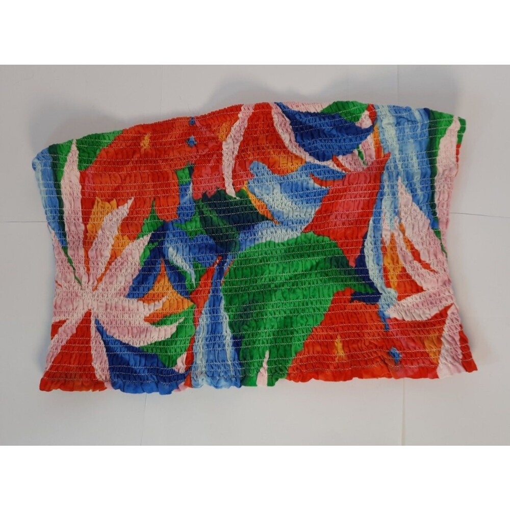 Z Supply Bijou Villa Floral Tub top Multicolored Tropical Floral Print L NWT